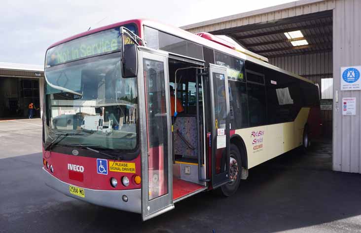 Red Bus Iveco Metro Express 26